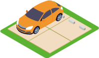 駐車場のイラスト