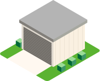 ガレージのイラスト