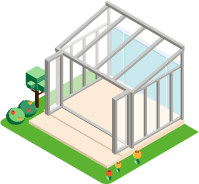 ガーデンルームのイラスト