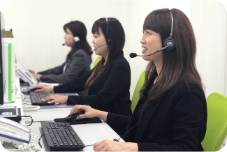 完全自社コールセンタースタッフだから専門知識も豊富！