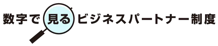 数字でみるビジネスパートナー制度