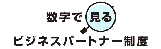 数字でみるビジネスパートナー制度